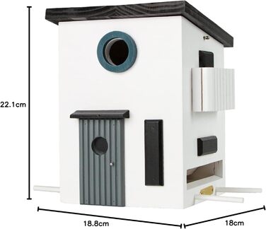 Дерев'яний комбінований годівничка та шпаківня Wildlife Garden WG108 Multiholk Bauhaus