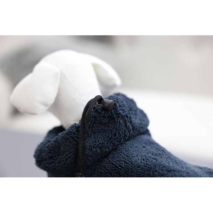 Халат для собак Kerbl, блакитний, XL, довжина спини 70 см, колір navy