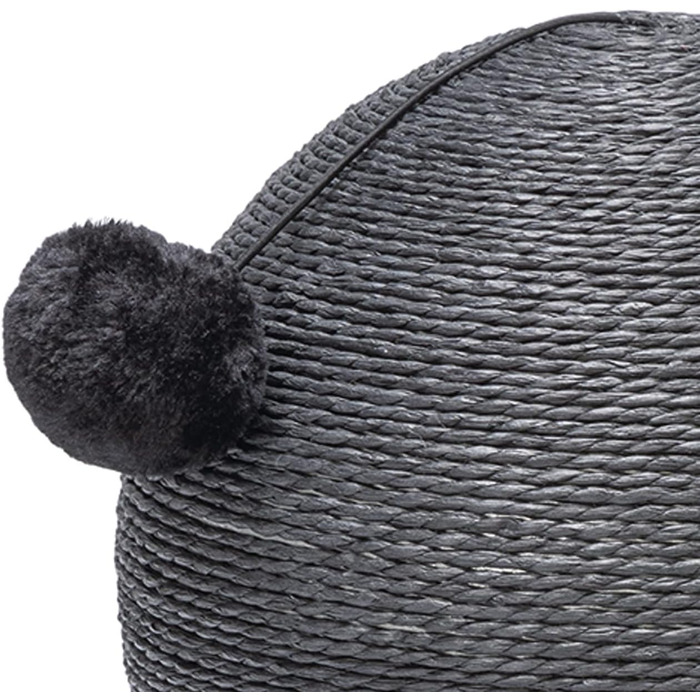 Karlie Kratzball Bolly - іграшка-дряпалка для котів, 30,5 x 30,5 x 28 см, чорний колір