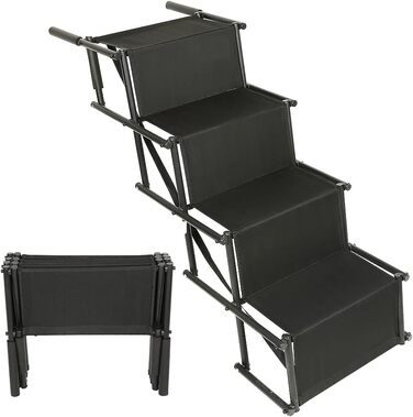 Рампа для собак у машину, складана, чорна, до 75 кг