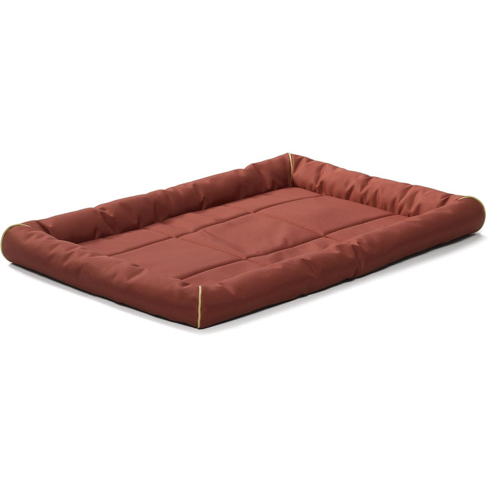 Лягальня для собак Midwest Homes for Pets QuietTime MAXX розмір M/L, цегляного кольору, з водо- та запахонезахистом, м'яким бортиком та антиковзною основою. Підходить для кліток 91 см. (104 x 9 x 69 см)