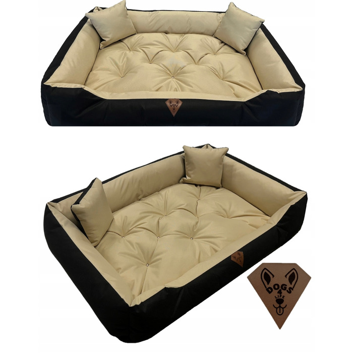 Ліжко-диван для собак Dogs4life 100x75 см — міцне, м'яке та стильне