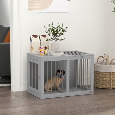 Металева клітка PawHut 50 x 80 x 56,5 см
