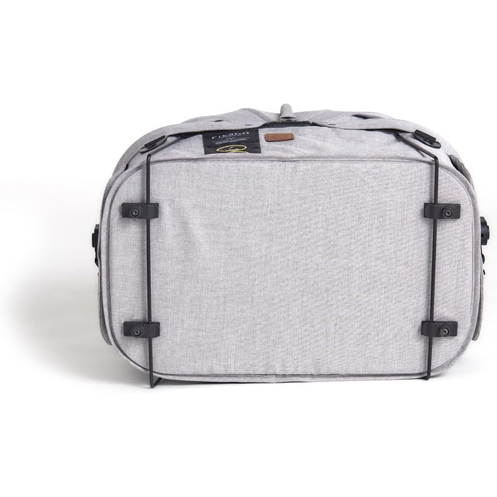 FIKAGO Сумка-переноска для собак та котів Sway – стильна, безпечна та складана переноска для тварин (Сірий Хаскі)