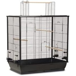 Клітка для птахів Vogelkäfig FIONA Open XXL, 70x40x80 см, чорна