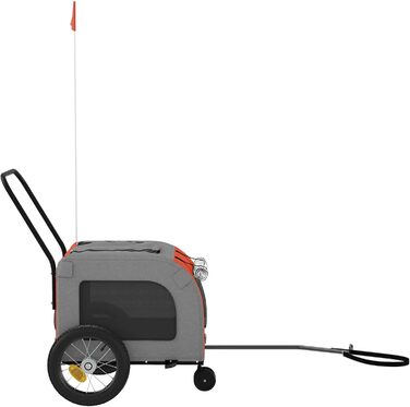 Фіксатор для велосипеда Oxford, оранжевий/сірий, для собак, модель 93844