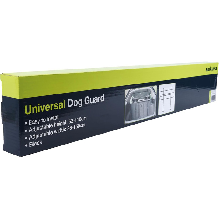 Захист для собак у багажник авто Sakura SS5260 - універсальний, легко встановлюється, для SUV, MPV, хетчбек