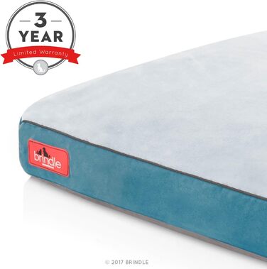 Ортопедичне ліжко для домашніх тварин із подрібненого Memory Foam, сумісне з клітками, знімний чохол, розмір M, для собак, котів, кроликів