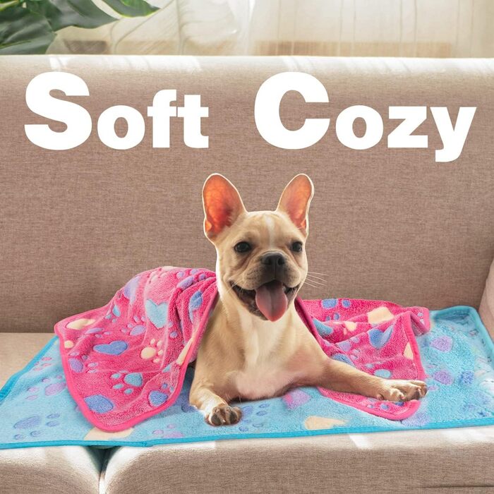 М'яка ковдра для домашніх тварин: для собак, котів, цуценят та кошенят. Велика, у формі серця