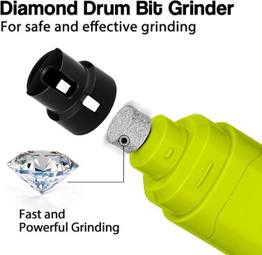 Електричний точилка для кігтів собак Casfuy - професійний, 2 швидкості, акумуляторний. Безпечна догляд за кігтями для собак та котів, малих та середніх порід