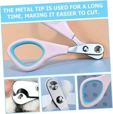 Триммер для нігтів для собак та котів BESPORTBLE - безпечний, з нержавіючої сталі, для цуценят та дрібних тварин