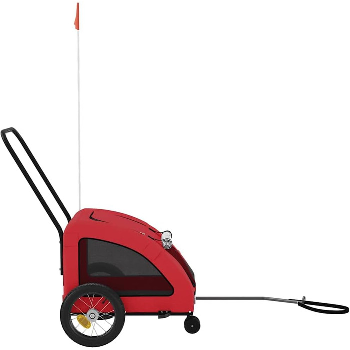 Причіп для велосипеда Oxford для собак та котів, червоний, LH17939