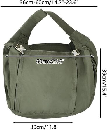 Транспортна сумка для цуценят та собак, переноска для собак та котів до 20 кг (зелена)