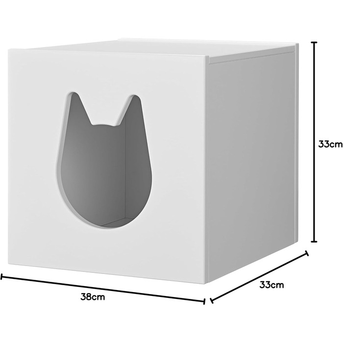 Кіт-будинок KALLAX 33x33 см білий