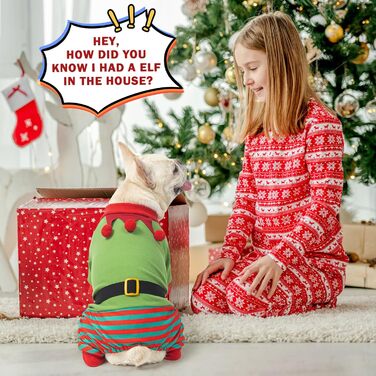Світер для собак SCENEREAL на Новий Рік, костюм ельфа для собак великих, середніх та маленьких порід, дівчаток та хлопчиків, м'який, теплий, зимовий, святковий, червоний, універсальний (Getaway Solids) X-Large