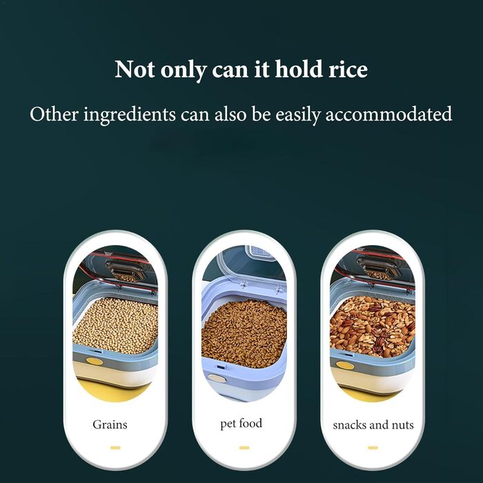 Контейнер для корму для тварин, 10 кг, складна, герметична, для котячого корму, коробка для собачого корму з кришкою для ласощів, гранул, складна кормушка, жовта