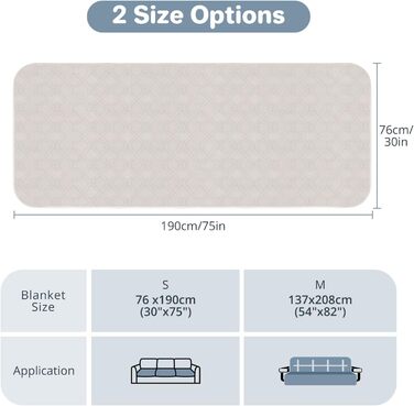 Водонепроникний килимок для собак, антиковзаюча підстилка для собак, захист дивану та ліжка, міцна підстилка для котів, миється, 137x208 см (76*190 см), кремовий колір