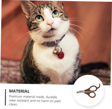 Ножиці для стрижки кігтів собак та котів Housoutil - безпечні, зручні, з дерев'яною ручкою