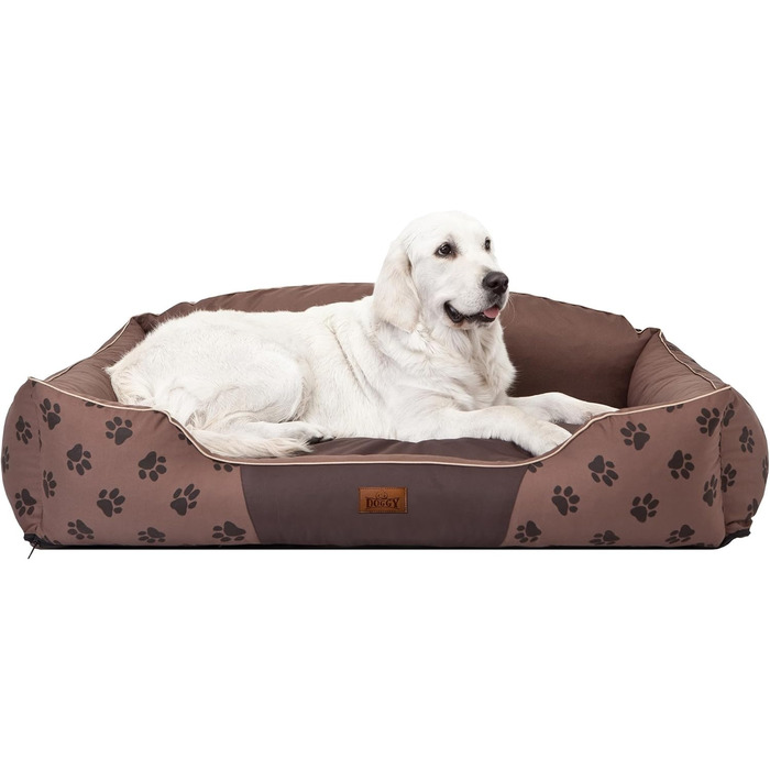 Диван для собак HobbyDog King, 84 x 65 см, світло-коричневий