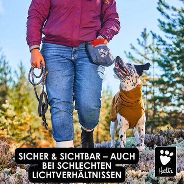 Сумка для ласощів Hurtta Leckerlibeutel ECO для собак, зручна та з магнітною застібкою, знімний кишеньковий мішечок для собак (PeacockMix)