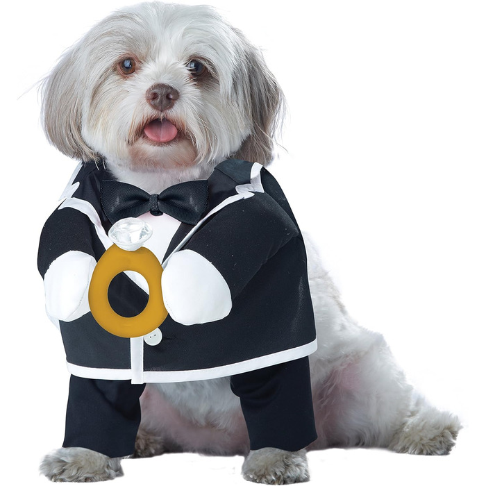 Костюм для собаки, чорно-білий, 