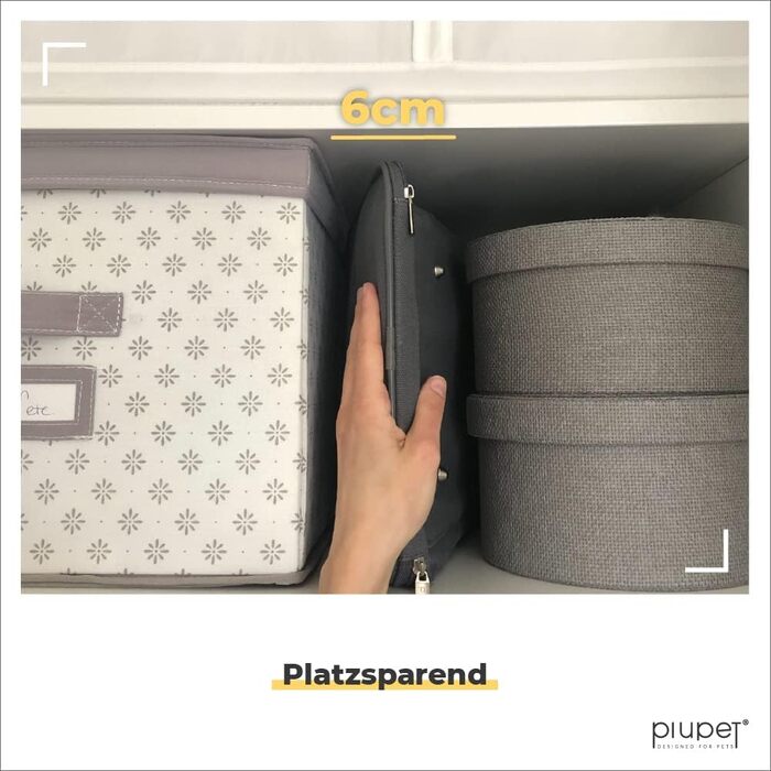 PiuPet® переноска для котів – міцна сумка з великим оглядовим вікном, стильна коробка для транспортування котів з м'яким знімним килимком