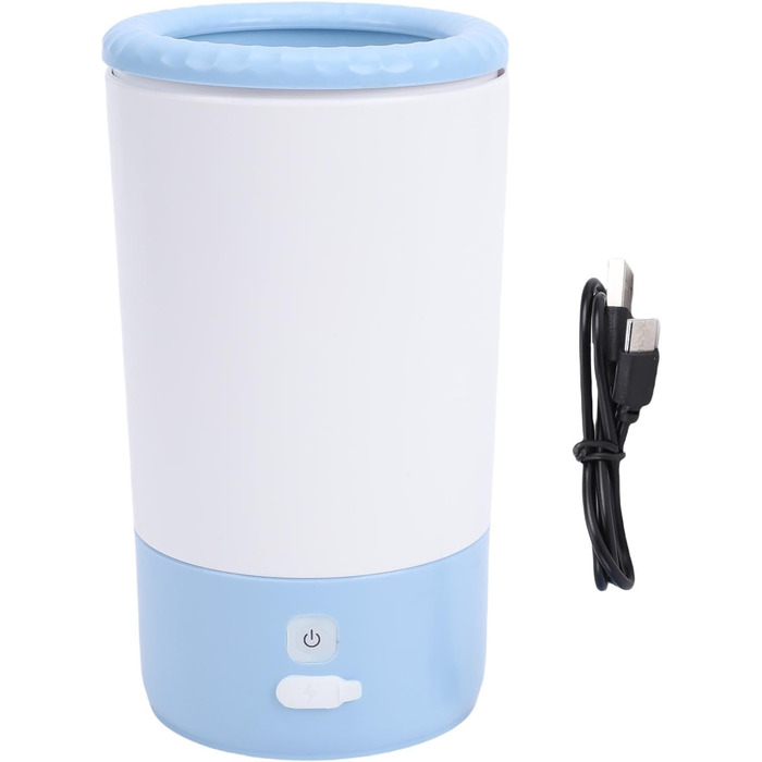 Електричний очищувач лап для собак Asixxsix, USB, автоматичний, для собак та котів (Blue)