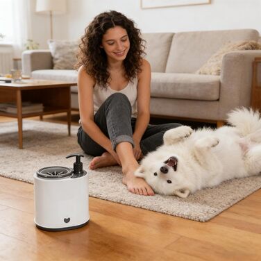 Автоматичний мийник лап для собак - електричний, силікон, для собак та котів, перезаряджається, USB, 500 mAh