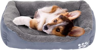 Килимок для собак Powerking: м'який, миючий, для собак, цуценят, сон та невеликих домашніх тварин (Світло-сірий)