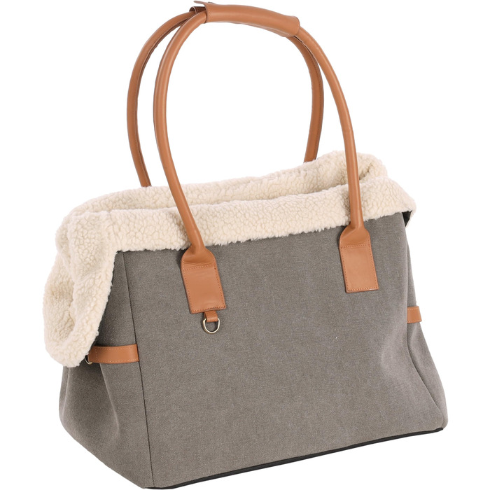 Сумка для собак Kuzco Braun – 40x25x29 см – поліестер, знімний підкладник, знімне дно, ніжки, страховка, ручки