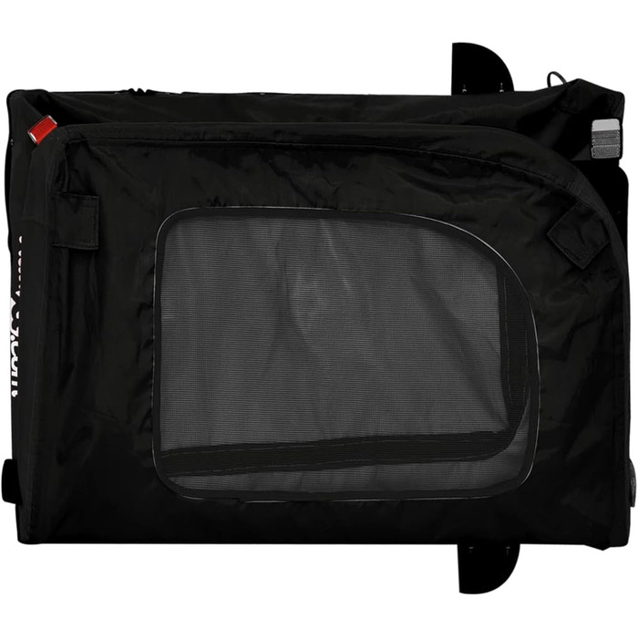 Причіп для велосипеда Arkem для собак, чорний, з оксфордської тканини та металу