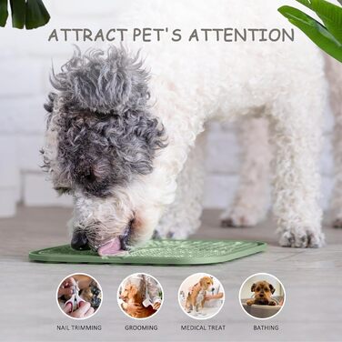 Килимок для собак з присосками, 2 шт. - повільне годування, зменшення тривоги та нудьги, для тренувань