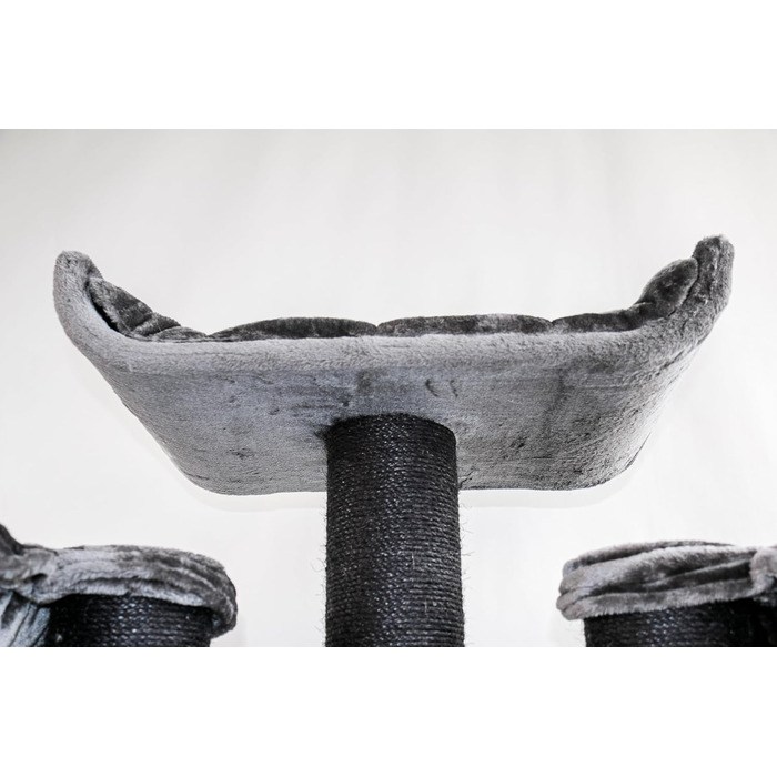 Дряпальня для котів Petrebels Maine Coon XXL, 210 см, з сизалю, чорного кольору