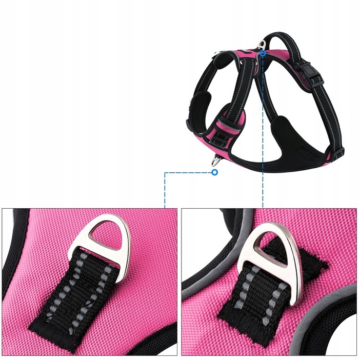 Шлейка для собак з переднім кріпленням HUGGY DOGGY, розмір M