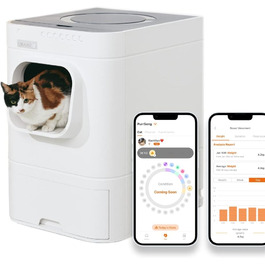 Автоматичний туалет для котів LavvieBot S з самоочищенням