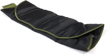 Килимок для собак Lazy Dog Mat від United Pets – портативне, складне ліжко для собак, ідеально підходить для ресторанів та подорожей. Легкий килимок для собак, чорно-зелений, універсальний розмір