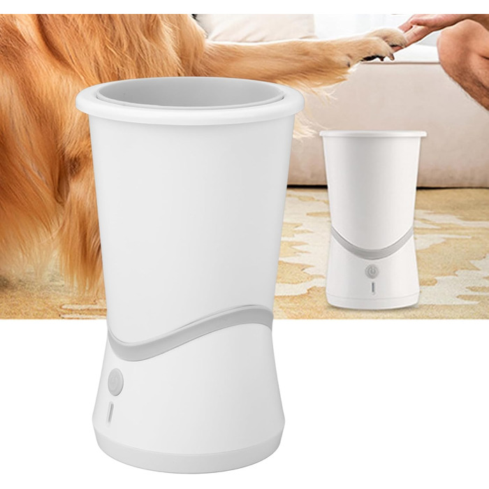 Автоматичний мийник для собак, акумуляторний, м'який, регульований електричний мийник для домашніх тварин