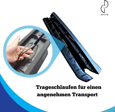 DIVID® Рампа для собак, складана, для автомобіля, до 90 кг, неслизька, для собак та котів