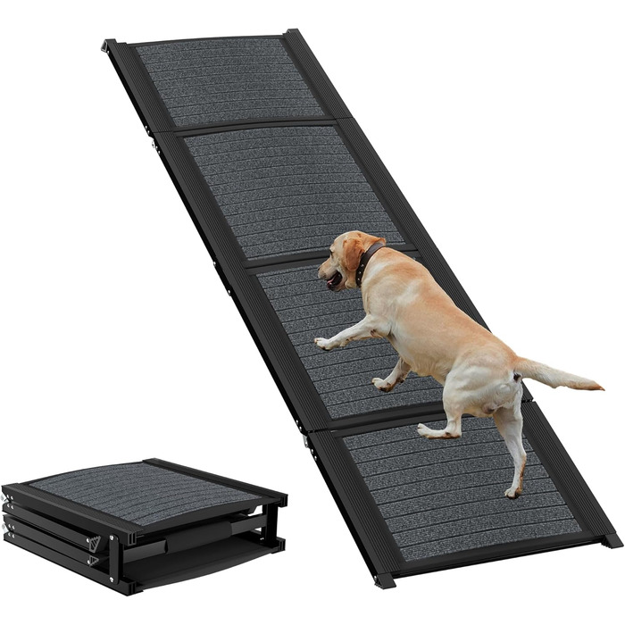 Рампа для собак у машину Hunderampe, складна, з килимком, до 110 кг, для авто, вантажівок, SUV