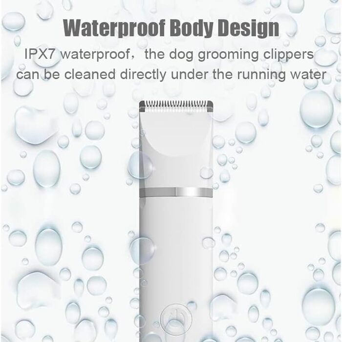 Мультитрим Про - 4-в-1 триммер для собак Dr Pfoten: стрижка лап, вух, обличчя. З насічкою для обрізки кігтів.