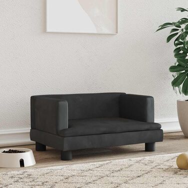 Ліжко для собак vidaXL кремове 60x40x30 см оксамитове