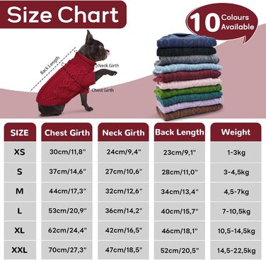 Теплий святковий пуловер для собак з отвором для шлейки, червоний (M) - для маленьких та середніх собак