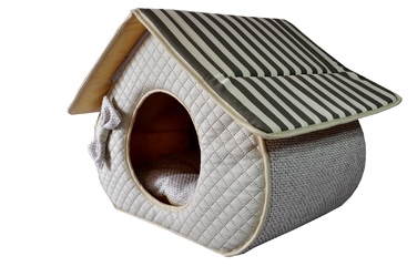 Будиночок-ліжечко SjestaPupila для собак та котів, розмір M (35x32 см)