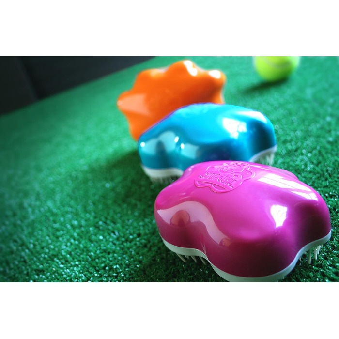 Масажна щітка для собак та котів з довгим та коротким волоссям, 10,2 см, Royal Relief Blue