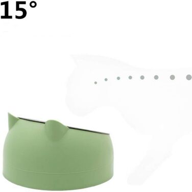 Набір з 2 мисок для котів з нержавіючої сталі, 200 мл (чорний + білий)