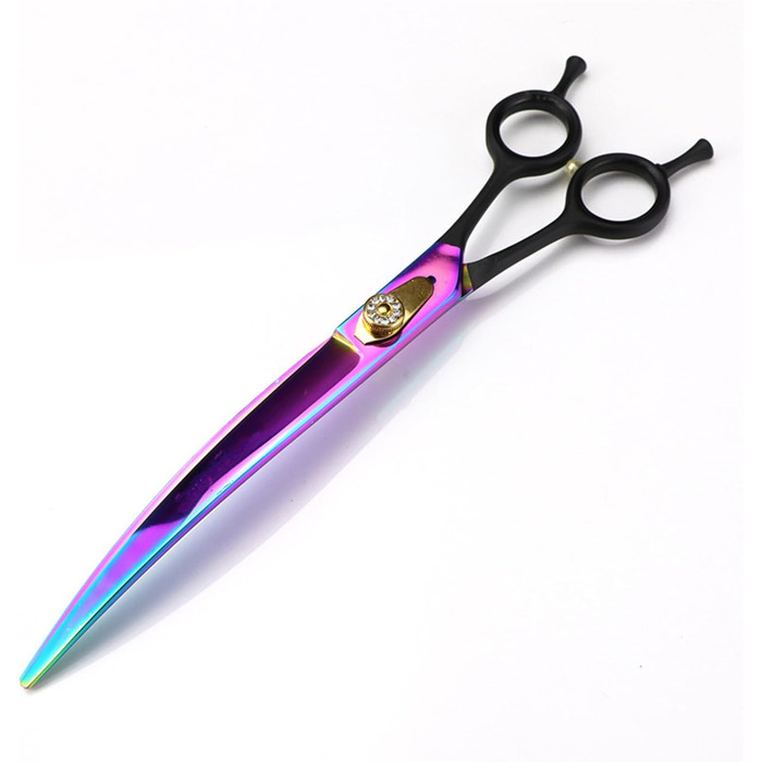 Набір ножиць для собак 7 в 1: прямі та вигнуті ножиці, ножиці для фінальної обрізки, ергономічні ручки. Ідеально для грумінгу та догляду за шерстю вашого улюбленця.