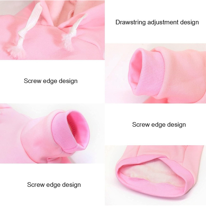 Персоналізований пуловер з капюшоном для собак, з іменем та номером, зимовий одяг для собак