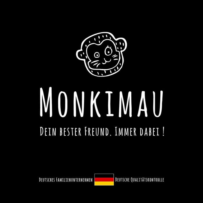Шкіряний нашийник Monkimau для середніх і великих собак, міцний, з заклепками, чорний