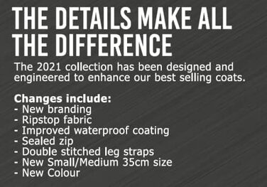 Дощовик для собак Ancol Stormguard, чорний, XL (довжина 60 см, обхват до 86 см)