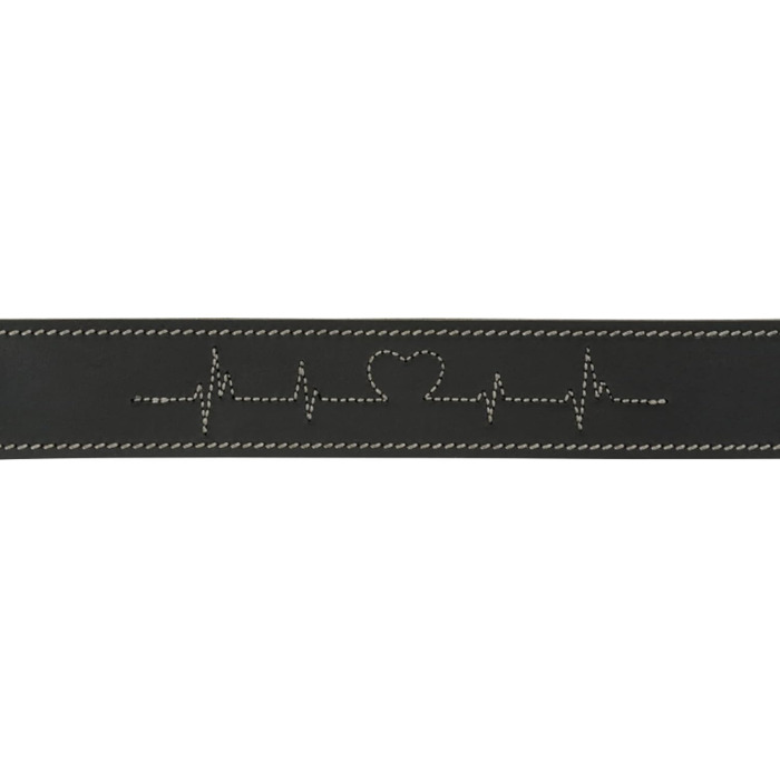 Шкіряний ошийник для собак TRIXIE Rustic, чорний, M, 38–47 см